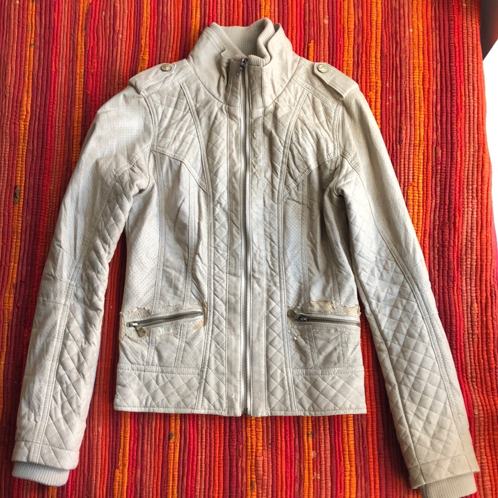 Guess faux leather jacket